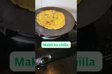 Corn Chilla for breakfast l Healthy and tasty breakfast recipes #makkikachilla #shorts #shortsfeed
