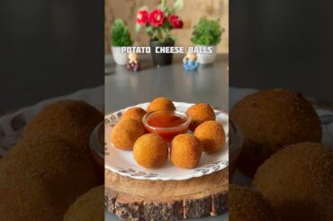 Trending Recipe of Potato cheese Balls #shorts #recipe #cheese #snacks #potato