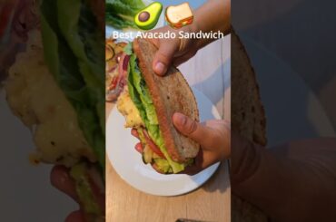 Ultimate Veggie Avocado Sandwich | Baked Veggies & melted cheese #avocado #essenwithricha #shorts