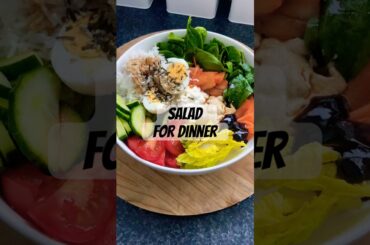 SALAD BOWL #dinnertimerecipe  #girldinner #healthydinnerideas #letseat #saladrecipes