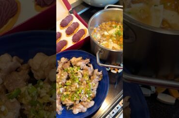 [Japanese summer healthy supper] Tofu stew and scallion sauce that goes with everything.
