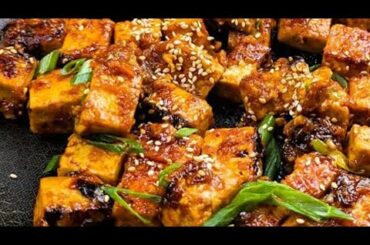 Quick & Easy Tofu Recipe - 5 Minutes Healthy Snacks Recipe - Delicious Crispy Garlic Soya Tofu