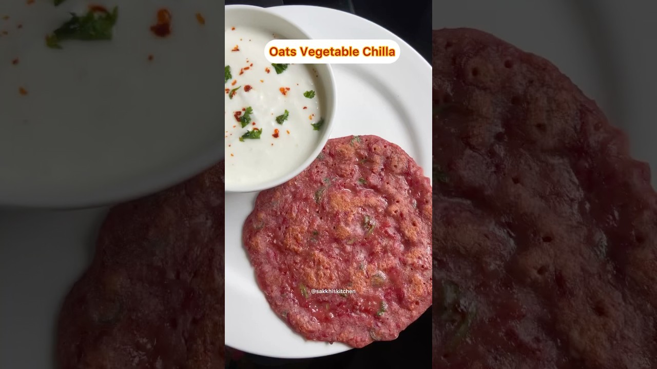Oats Vegetable Chilla | Breakfast Recipe| Weight Loss Recipe #shorts #weightloss #fitfood #healthy Oats Vegetable Chilla | Breakfast Recipe| Weight Loss Recipe #shorts #weightloss #fitfood #healthy