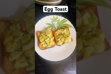 Boiled Egg Toast No mayo No ketchup #eggtoast #boiledeggs #breadtoast #crispy #breakfast #healthy