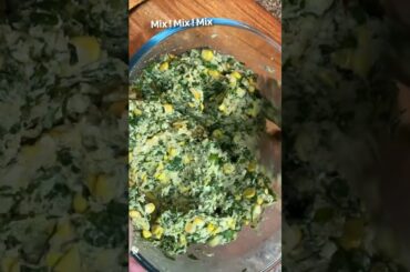 Spinach Corn Tikki/ Healthy Oats Spinach Corn Cutlets