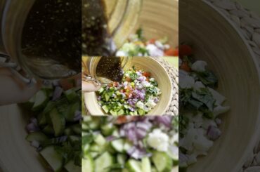 Seasonal Salad Recipe | Easy All-Veggie Meal for a Clean Diet #salad #healthy