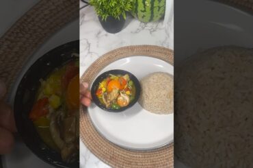 How to plate Meals | Chicken Curry #youtubeshorts #smallyoutuber #howto #shorts #healthy #food