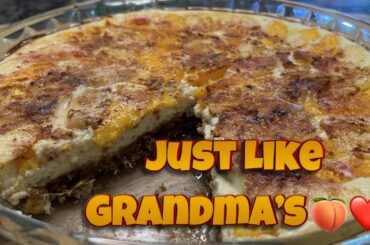 Old-Fashioned Peach Tart Goodness without the Guilt! #peach #dessert  #healthy #weightloss #diet