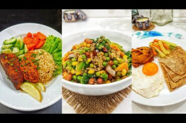 5 Different quick lunch & dinner ideas.