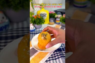 Red Lentils Buns No flour No Yeast & No Knead  #recipe #diet #healthy #weightloss #easy #viral #eat