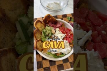 MAKING CAVA AT HOME!! #mealprep #healthy #EasyRecipe