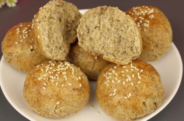 Healthy bread in 15 minutes! No white flour! No sugar! No yeast!