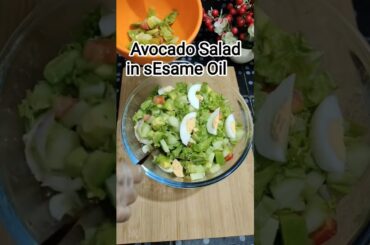 HEALTHY AVOCADO SALAD RECIPE #healthyrecipes #saladrecipe #salad #avocadosaladrecipe #easyrecipe