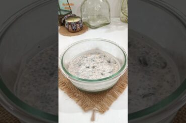 Overnight oats chia seeds breakfast recipe #shorts