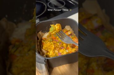 Paneer Tikka in AirFryer #lunchbox #growmyaccount #shorts #recipe #easyrecipe #shortsfeed #viral