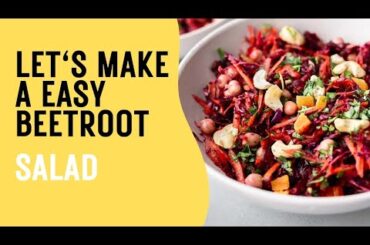 Colorful & Nutritious Salad Bowl | Quick Healthy Recipe!