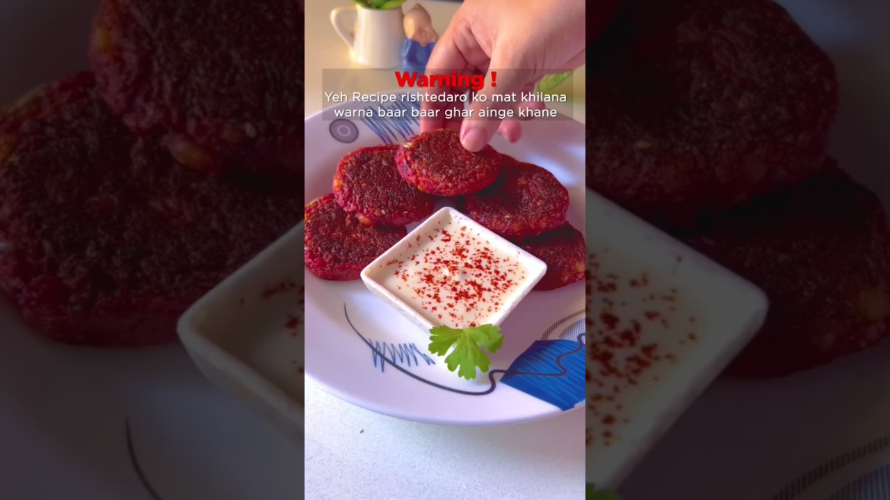 Crispy Beetroot Aloo Tikki Recipe | Healthy Weight Loss Snack Idea #viral #trending #shorts #popular Crispy Beetroot Aloo Tikki Recipe | Healthy Weight Loss Snack Idea #viral #trending #shorts #popular