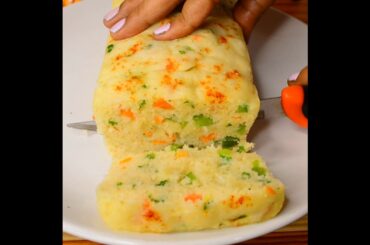 Easy Oil Free Suji Breakfast Recipe #shorts #sujibreakfast #easybreakfastideas #sujirecipe