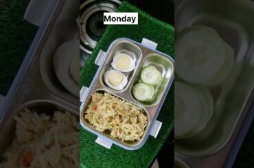 7 days 7 lunch box ideas#trending#shorts#lunchboxideas