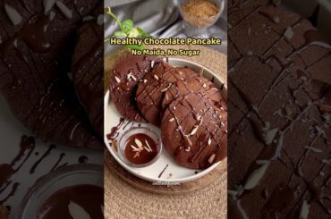 Healthy Chocolate Pancake recipe | Healthy Breakfast ideas | 5 min breakfast | Easy brunch