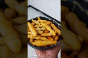 crispy and healthy kurkure recipe #shortsfeed #snaksrecipe #trending #aval recipes #cookingkannamma