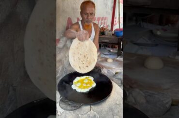 Delicious Egg Roti Recipe - Healthy Street Food #shorts