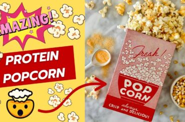 Protein-Packed Cheddar Popcorn | Healthy Snack Recipe