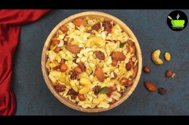 Healthy Snacks Recipe | Oats Chivda Recipe | Oats Mixture Recipe | Oats Recipes | Teatime Snacks