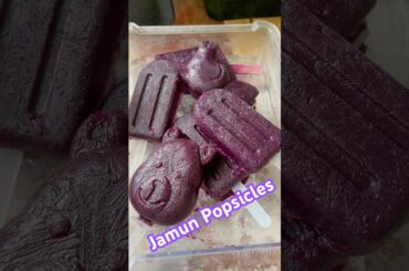 Jamun Popsicles Recipe | Quick & Healthy Jamun Popsicles | No Artificial Colors | Summer Special