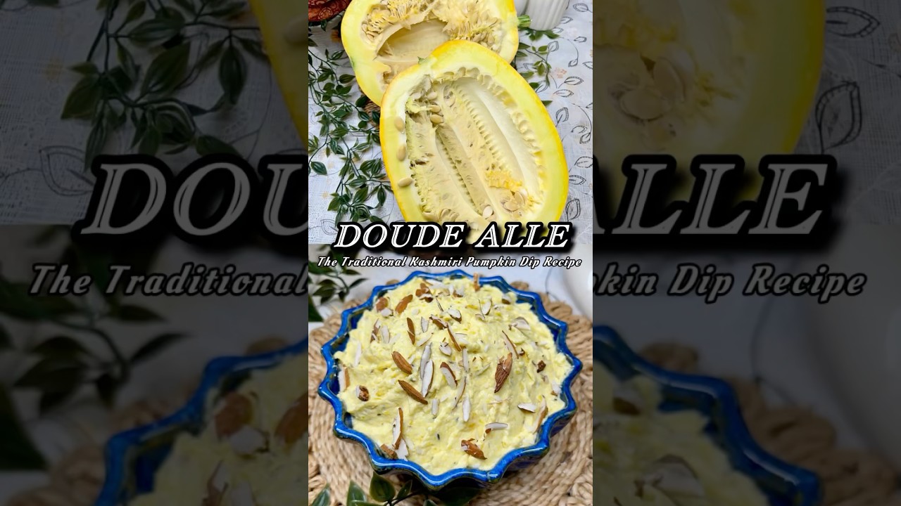 Doude Alle – The Traditional Kashmiri Pumpkin Dip Recipe||Salty version||Healthy Pumpkin Dip#shorts Doude Alle - The Traditional Kashmiri Pumpkin Dip Recipe||Salty version||Healthy Pumpkin Dip#shorts