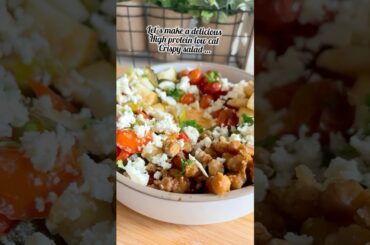 Crispy veggie salad #salad #healthyindianfood #recipe #shorts #shortvideo #shortsfeed #youtubeshorts