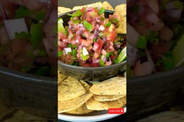Easiest Homemade Pico De Gallo Recipe. Fresh & Flavorful Salsa! #youtubeshorts #recipe