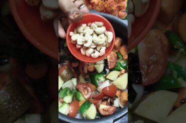 kaju soya veg pulao/biriyani recipe | healthy dinner #food #cooking #viral #shorts