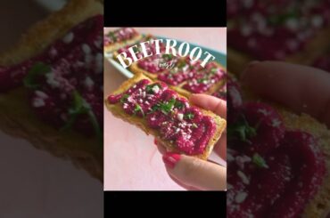 Beetroot Toast #shorts #ytshorts #easyrecipe