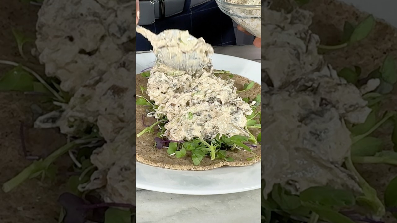 Healthy Vegan NO-CHICKEN SALAD WRAP! Healthy Vegan NO-CHICKEN SALAD WRAP!