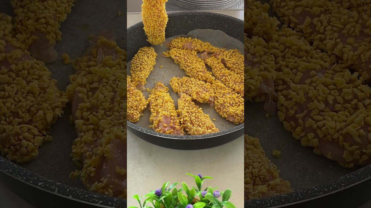 Healthy Chicken Tenders | No-Fry Low-Calories #shorts #chicken #healthylifestyle #food Healthy Chicken Tenders | No-Fry Low-Calories #shorts #chicken #healthylifestyle #food