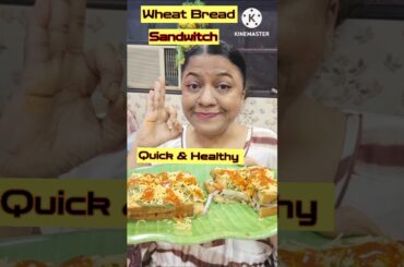 Healthy wheat bread Sandwitch idea | #yt #ytshort#trending #shortsfeed#video #youtubeshorts