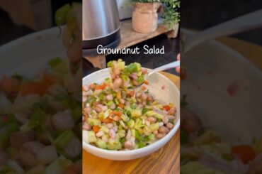 Quick and Healthy Salad After 9 to 7 Job #shorts #youtubeshorts #viral #salad #peanutsalad
