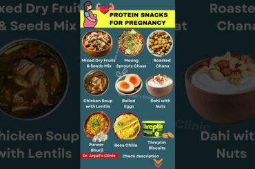 Best Protein Snacks During Pregnancy | Pregnancy Diet | Pregnancy Nutrition
