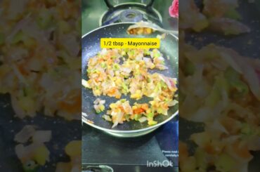 Ready in 5 mins, gone in seconds #viral #food #recipe #vegsandwich