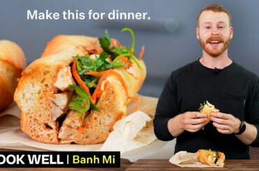 This Chicken Banh Mi is an ideal summer meal.