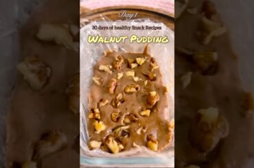 Healthy Walnut Pudding #healthy #snacks #recipe #shorts #trending #ytviral #shortsviral #chocolate