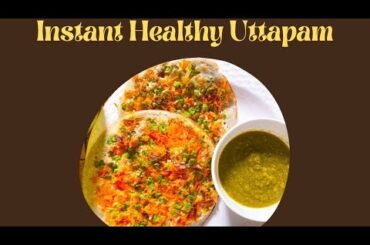 Uttapam from leftover Dosa Batter |Instant Healthy Weight loss Recipes| Quick Breakfast Recipes