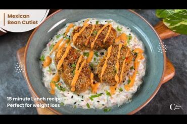 Rajma Cutlet with Creamy Spread | High Protein Tikki | Healthy Lunch/Dinner | Weight Loss Recipe