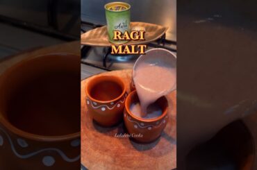 Ragi Malt Recipe - Healthy Drink Recipe #food #kanji #drink #recipe #shorts #shortvideo #foodie #fyp