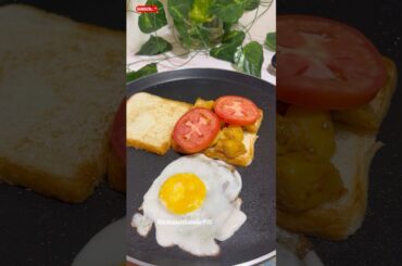 Potato Bread Sandwich Recipe / Potato and Egg Breakfast Recipe #shorts