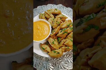 Momos Recipe | Suji Aate Ke Healthy Momos Recipe #momos #suji#chutney #food #shorts #recipe #viral