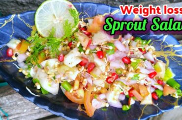 Weight loss Protein sprouts salad Healthy salad #Weightloss