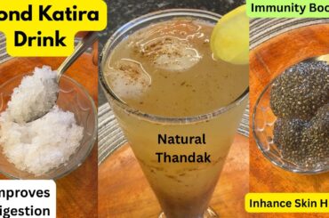 Gond Katira Drink | Super Healthy Weight Loss Drink |Benifits of Gond Katira | Glowing Skin | Detox