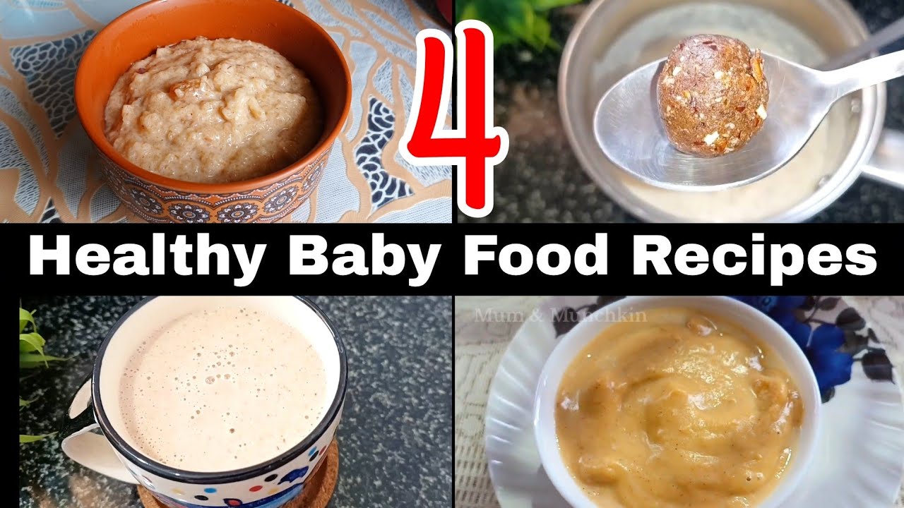 4 Amazing Baby Food Recipes For 1- 5 Years Old | Healthy Baby Food | Weight gain | Mum & Munchkin 4 Amazing Baby Food Recipes For 1- 5 Years Old | Healthy Baby Food | Weight gain | Mum & Munchkin